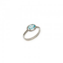 Sortija Topacio Azul oval... 2