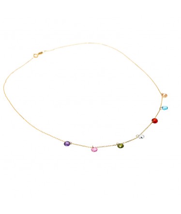 Gargantilla de oro con... 2