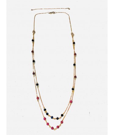 GARGANTILLA DOBLE DE ORO...