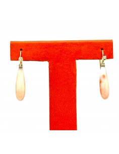 Pendientes de oro con coral...