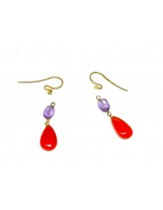 Pendientes de oro con... 2