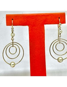 Pendientes de oro con aros... 2